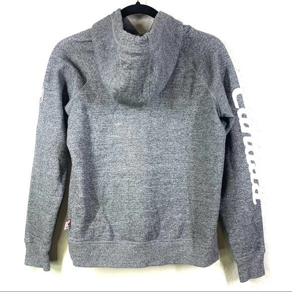 CANADIANA‎ Gray Melange Canada Pull-Over Hoodie - Picture 7 of 11